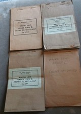 Vintage Railway Wrong Line Order Form Booklets A B & C Original As Seen 