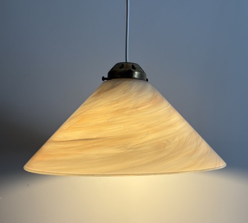 Vintage glass coolie - glass, ceiling