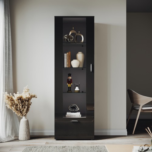 High gloss tall display - high,