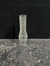Vintage tall clear glass - clear, oil