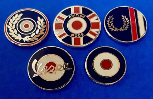 Mod pin badges fred perry - 5,