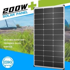 200W 220W Watt 12Volt Mono Solar Pane for Battery Charger RV Boat Caravan Camper