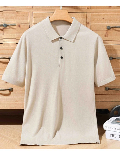 Men merino wool polo - men's,