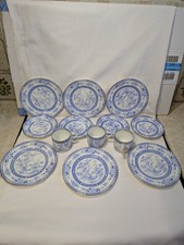 Antique 1872 PB&S Blue & White