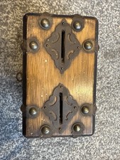 Vintage Wooden Cash Box. With