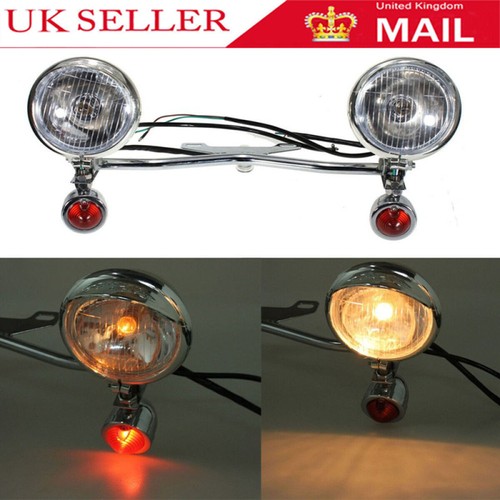 Pair motorcycle bar - pair, lamp