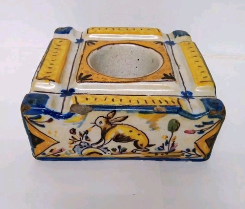 Antique majolica tin glazed