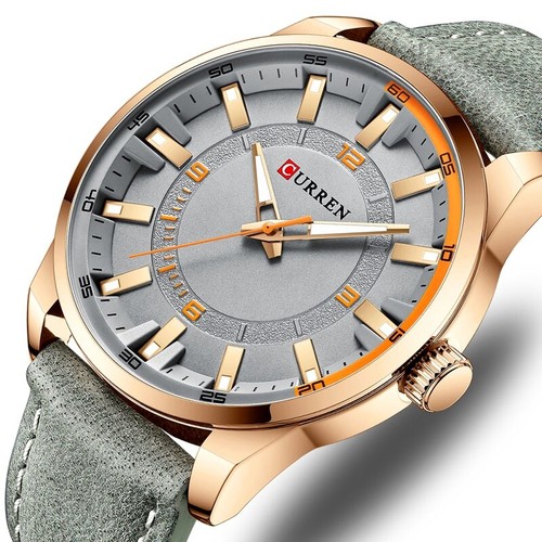 Casual men wristwatch curren - casual,
