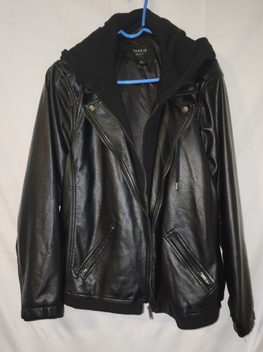 Torrid black faux - faux, leather