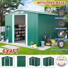 Metal garden shed 6x4 - metal,