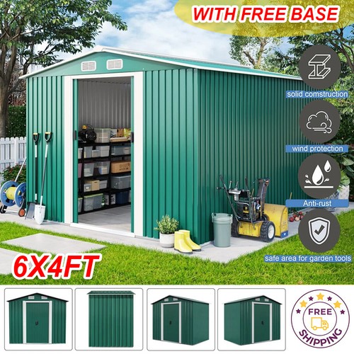 6x4 metal garden shed - metal,