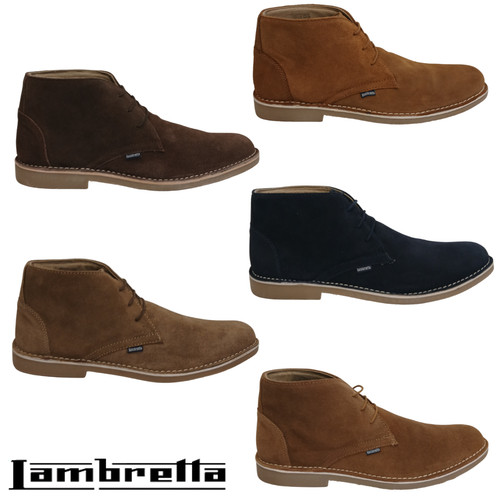 Mens suede desert boots - 3, eye