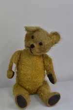 Vintage 1940s Chiltern Mohair Teddy Bear Extra Large 70cm