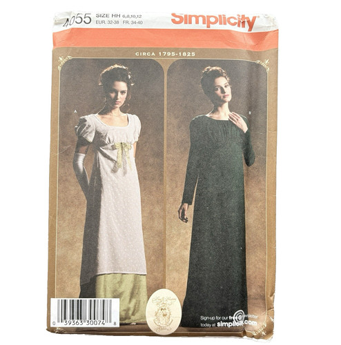 Simplicity 4055 regency gown - simplicity,