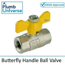1/4" BSP Gas Butterfly Handle