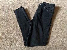 FAB PAIR LADIES BLACK STRETCH “Th Carrie” SKINNY MARKS & SPENCER JEANS UK 10