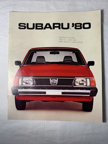 Original 1980 subaru - subaru, line