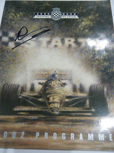 Signed programme 2002 - programme, goodwood
