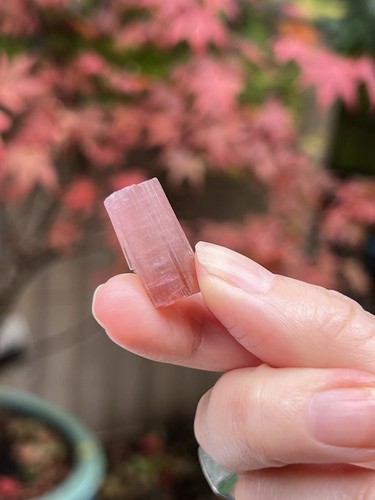 Pink tourmaline rod - pink,