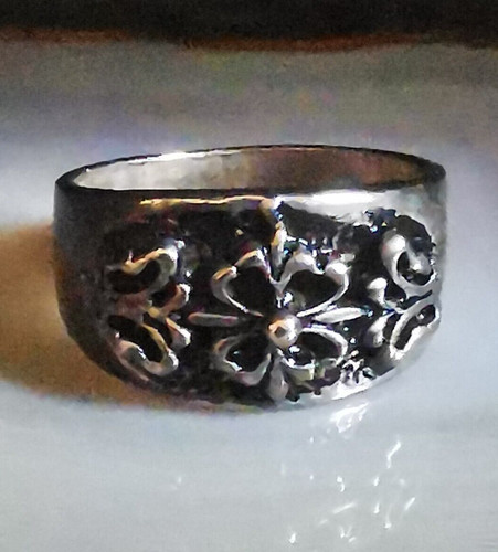 Ring stainless steel biker
