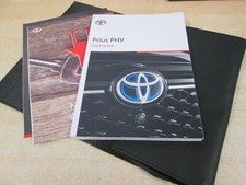 GENUINE TOYOTA PRIUS PHV USER GUIDE HANDBOOK WALLET 2015-2020 inc sat nav