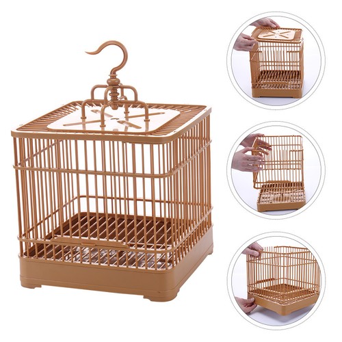 Set bird display cage parrot - display,