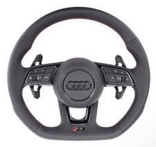 Audi steering wheel black - audi,
