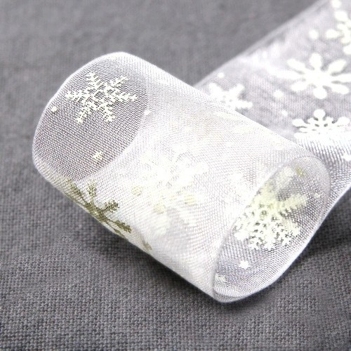White christmas snowflake - white,