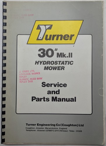 Original turner mk ii - original, 30"