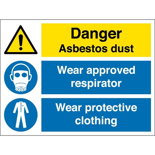 Asbestos dust wear - wear, respirator