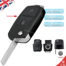 2 Buttons For Skoda Fabia Octavia Rapid Seat Alhambra Altea Remote Key Fob Case