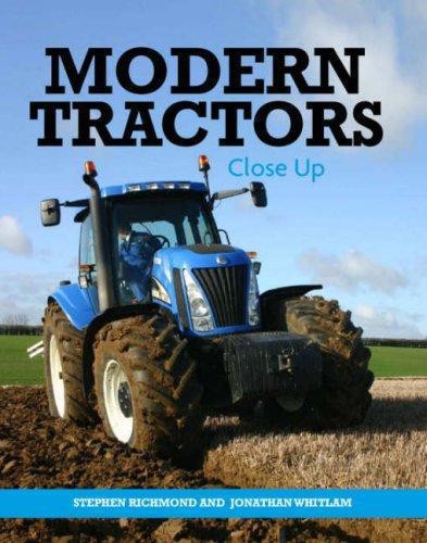 Modern tractors close - up,