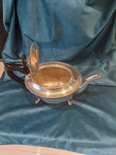 Silver plated teapot art - silver,
