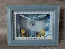 Vintage Shadow Box Bear
