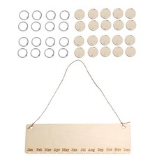  Birthday Reminder Calendar Wooden Family Board Housewarming Party