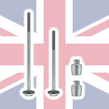 NEW Abus Nutfix 100/135 SILVER Front & Rear Bike Wheel Locking Axle Security QR