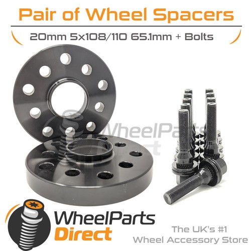Wheel spacers bolts 20mm - wheel, &