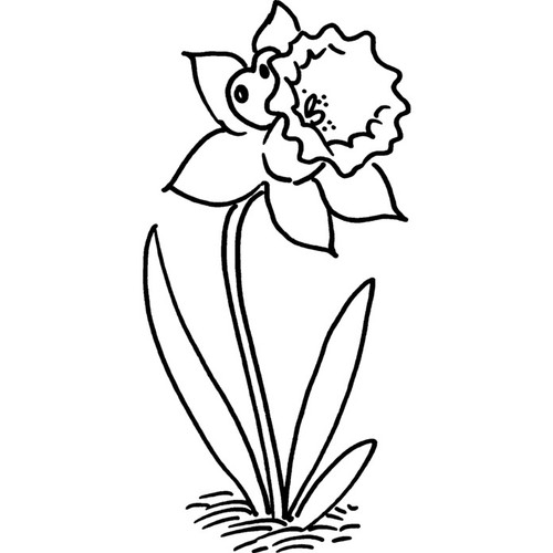 Daffodil character unmounted - character',