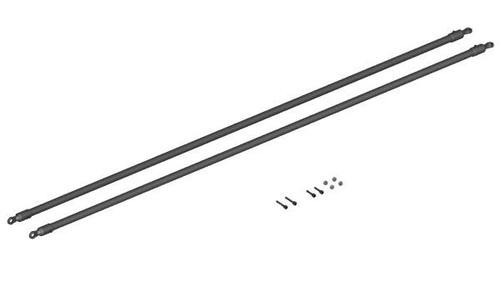 Carbon tail boom brace logo - brace,
