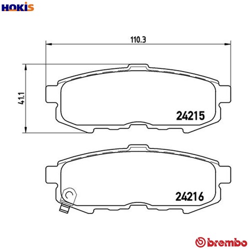 Brake pad set disc - pad,