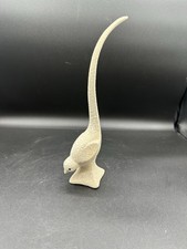Long Tail Ivory Ceramic Bird