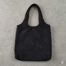 Black Butterfly Cotton Canvas