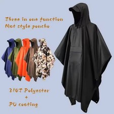 Rain Poncho Waterproof Adult