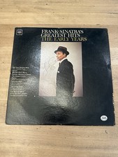 Frank Sinatra Greatest Hits Early Years Album Signed with COA Rare Vinyl