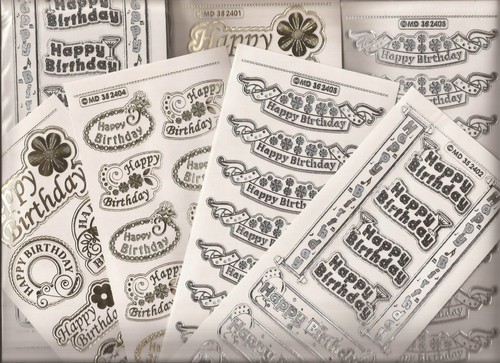 Birthday greetings embossed - birthday,