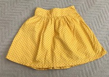 Girls Gold & Black Polka Dot