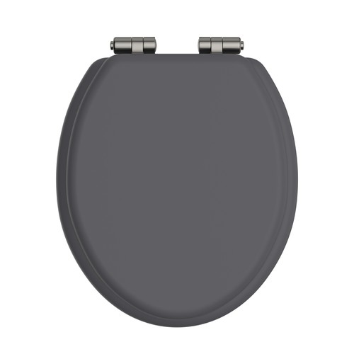 Heritage graphite toilet seat - heritage,