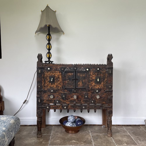 Indian teak cabinet sideboard - indian,