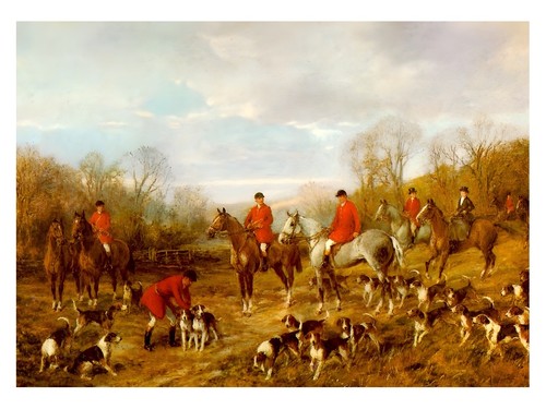 Hunting scene classic poster - scene, |