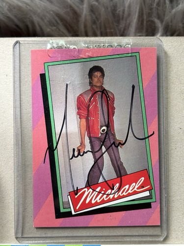 Michael jackson autographed - michael,